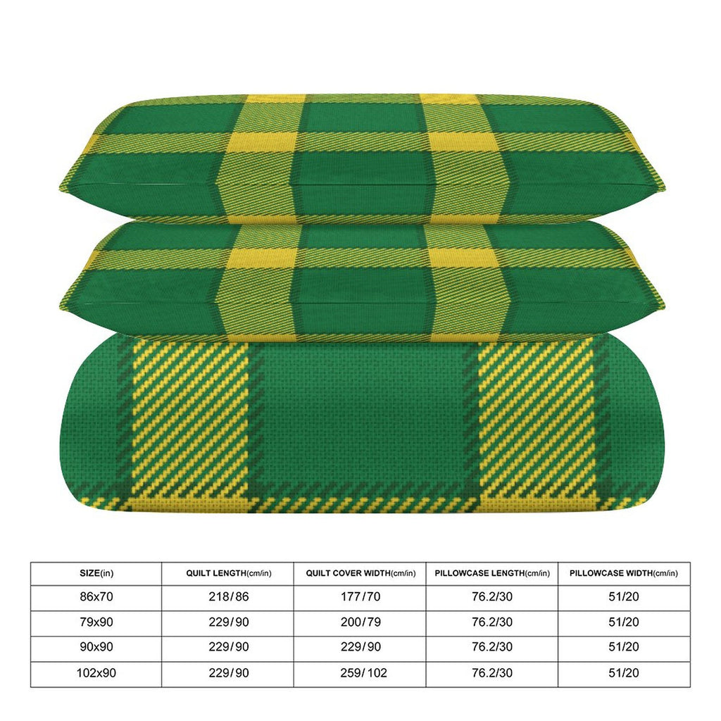 Full 3-Piece Bedding Set-86"×70"/ 218×177cm