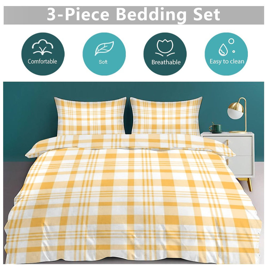 Full 3-Piece Bedding Set-86"×70"/ 218×177cm