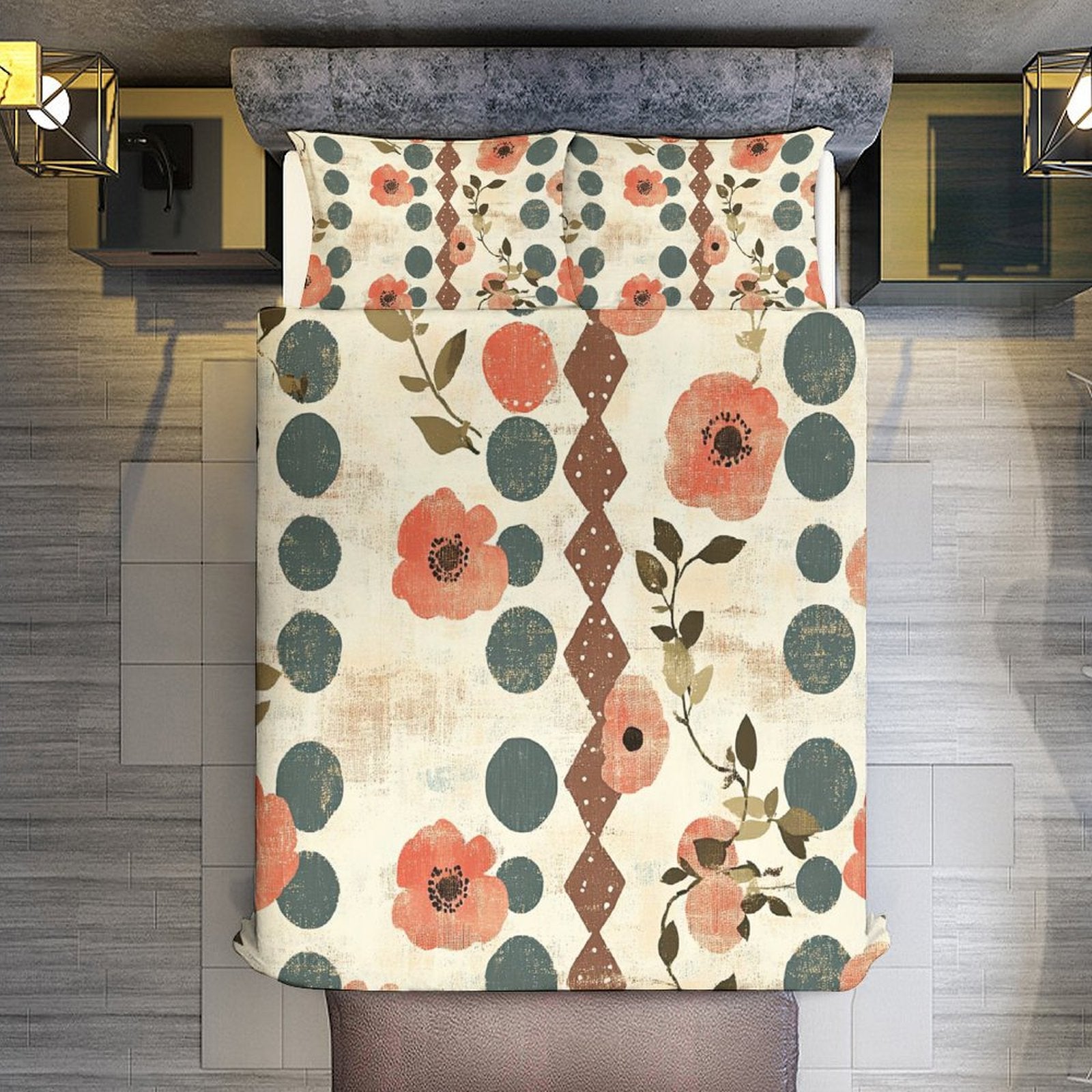King 3-Piece Bedding Set-102"x90"/ 259x229cm