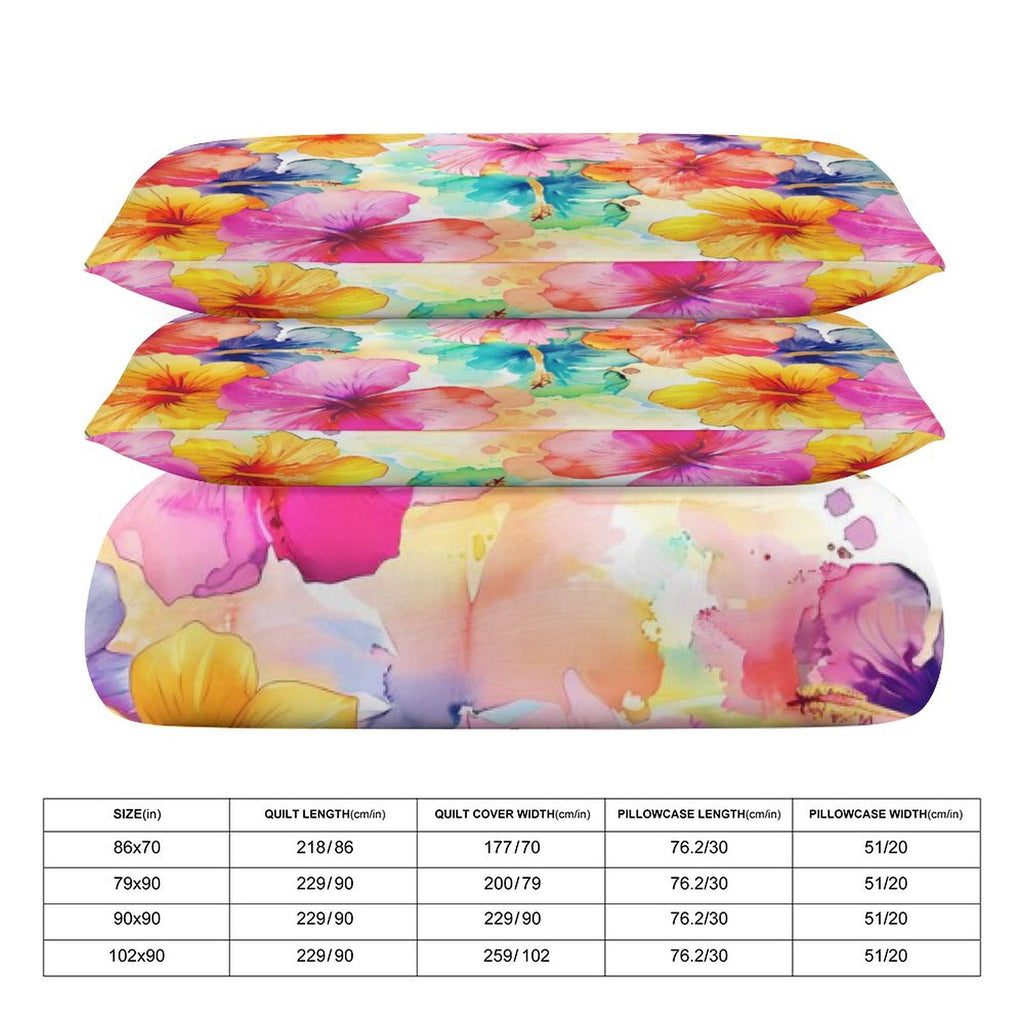 Queen 3-Piece Bedding Set-90"x90"/ 229x229cm