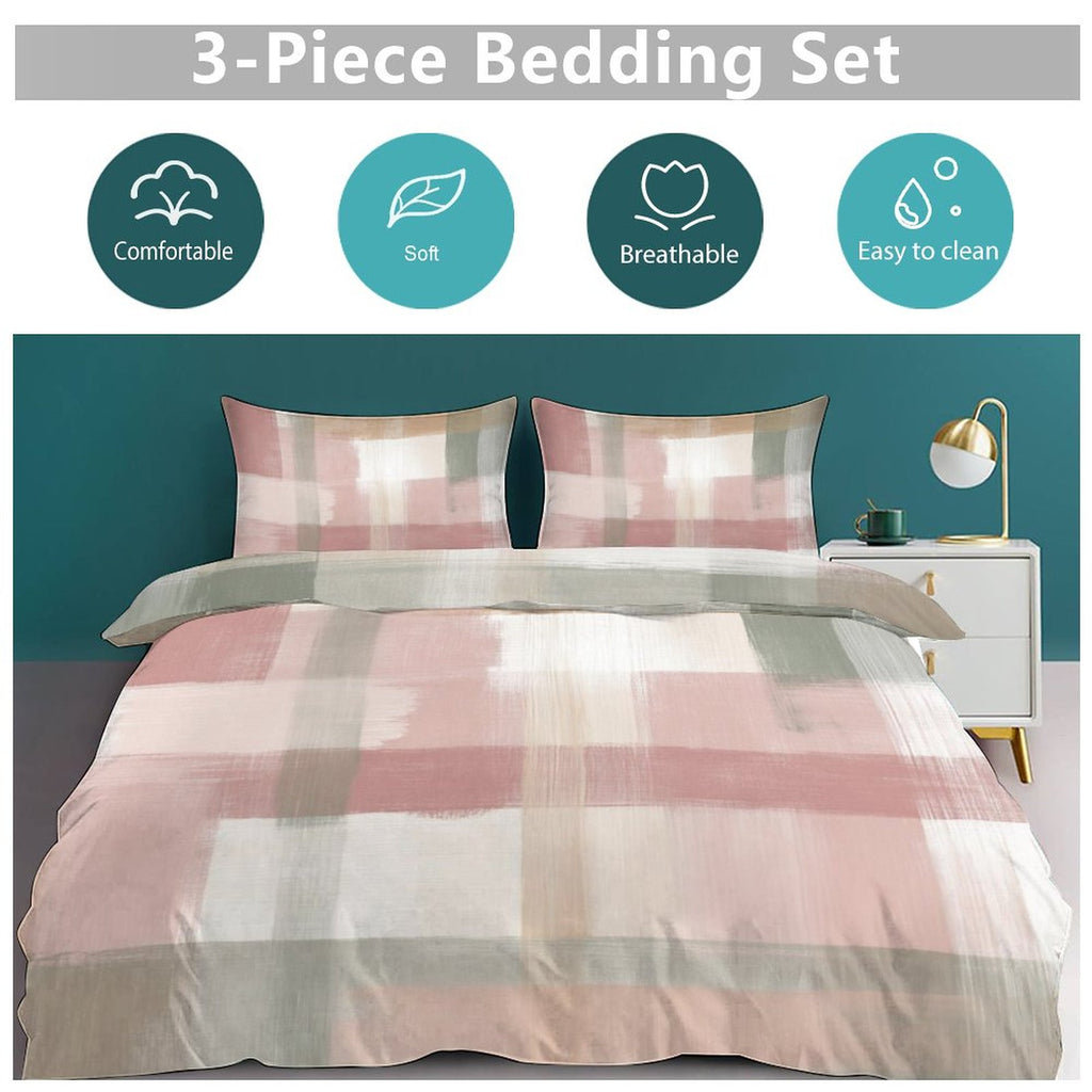 Full 3-Piece Bedding Set-86"×70"/ 218×177cm