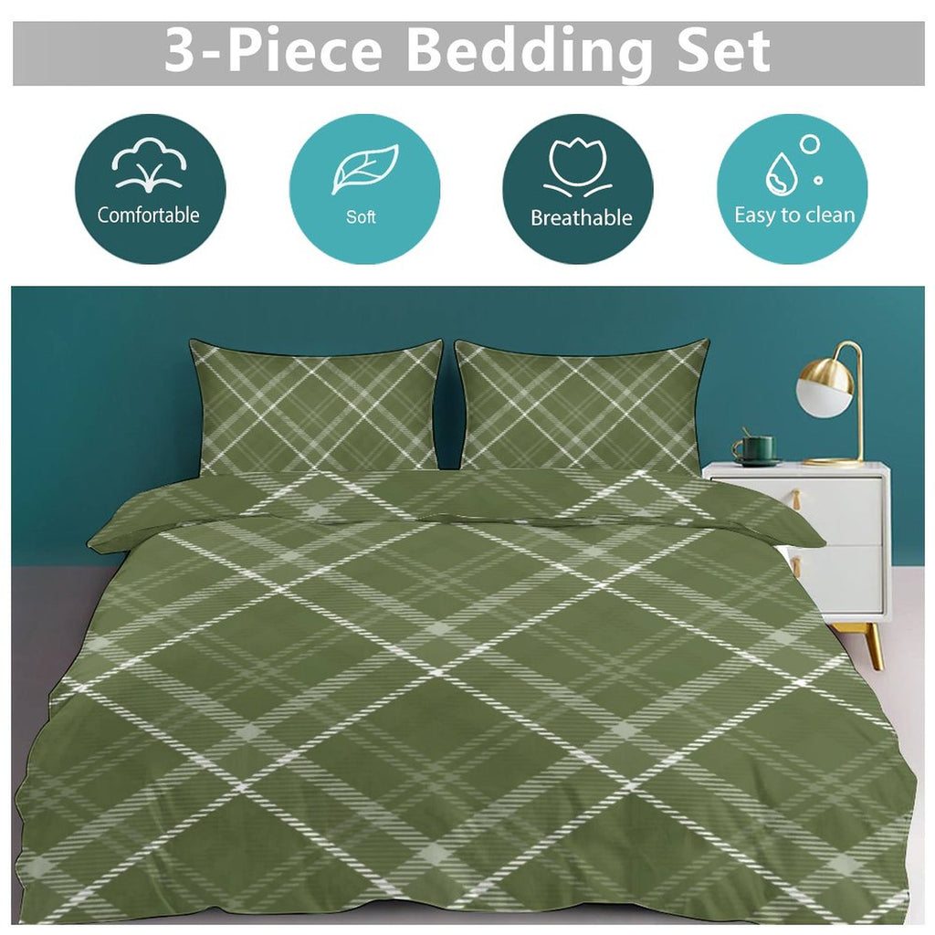 Full 3-Piece Bedding Set-86"×70"/ 218×177cm