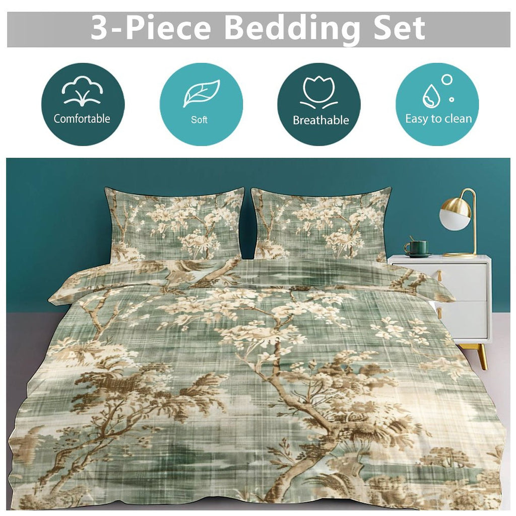 Full 3-Piece Bedding Set-86"×70"/ 218×177cm