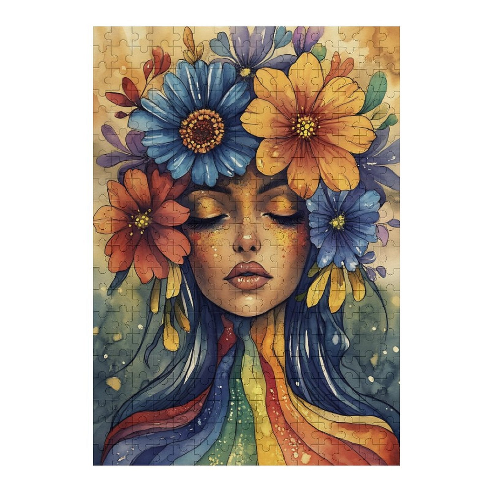 Bloom where you're planted Wooden Puzzle