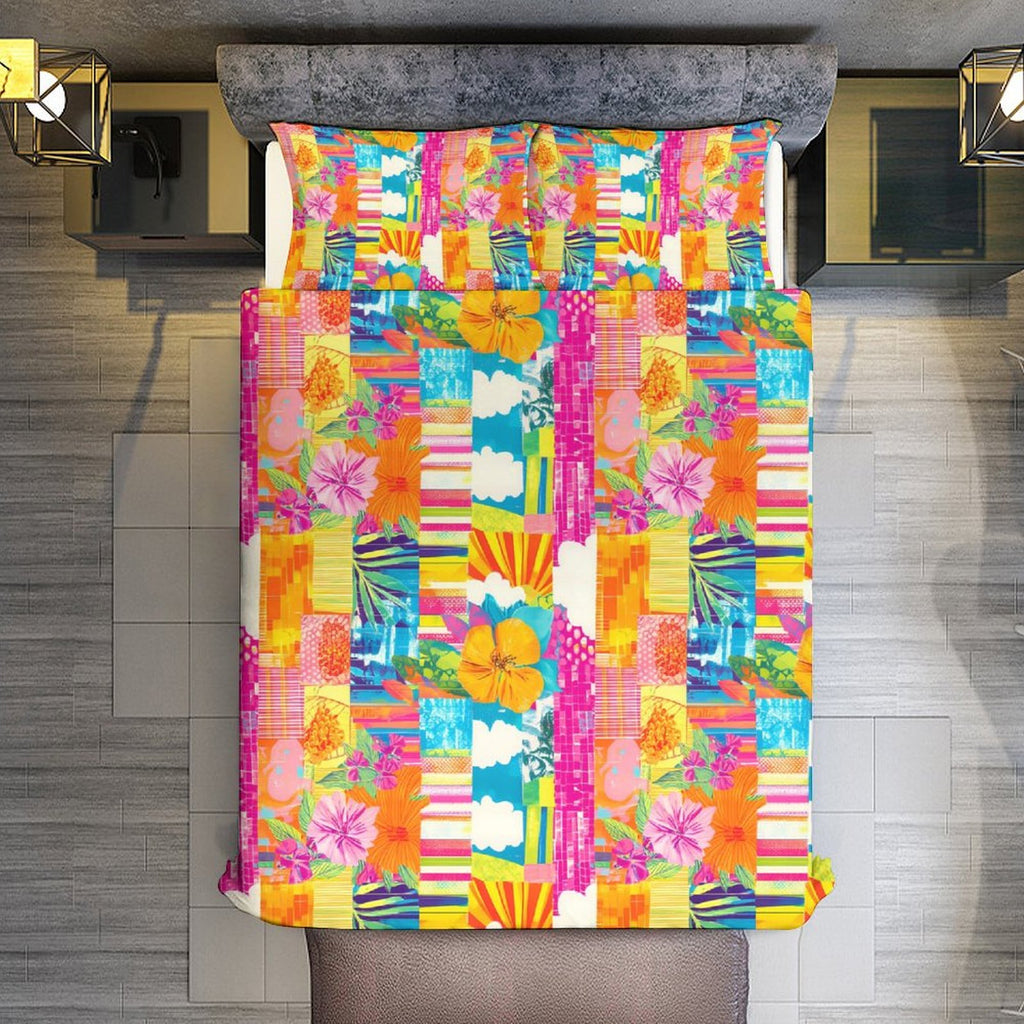 Queen 3-Piece Bedding Set-90"x90"/ 229x229cm