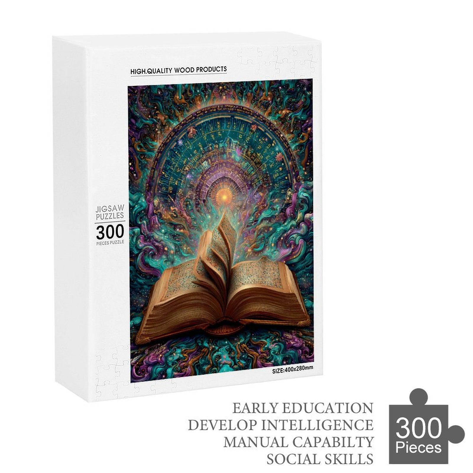 Turn the page Wooden Puzzle
