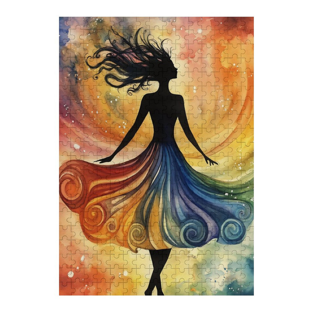 Dancing girl Wooden Puzzle