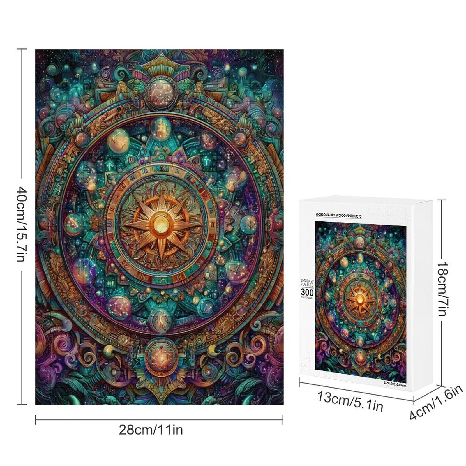 Zodiac dial Wooden Puzzle