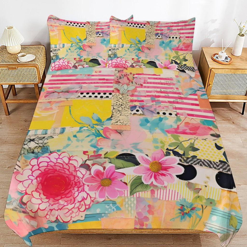 Queen 3-Piece Bedding Set-90"x90"/ 229x229cm