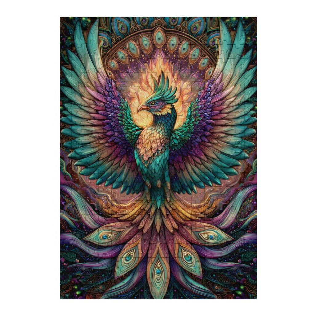 Mosaic Phoenix Wooden Puzzle
