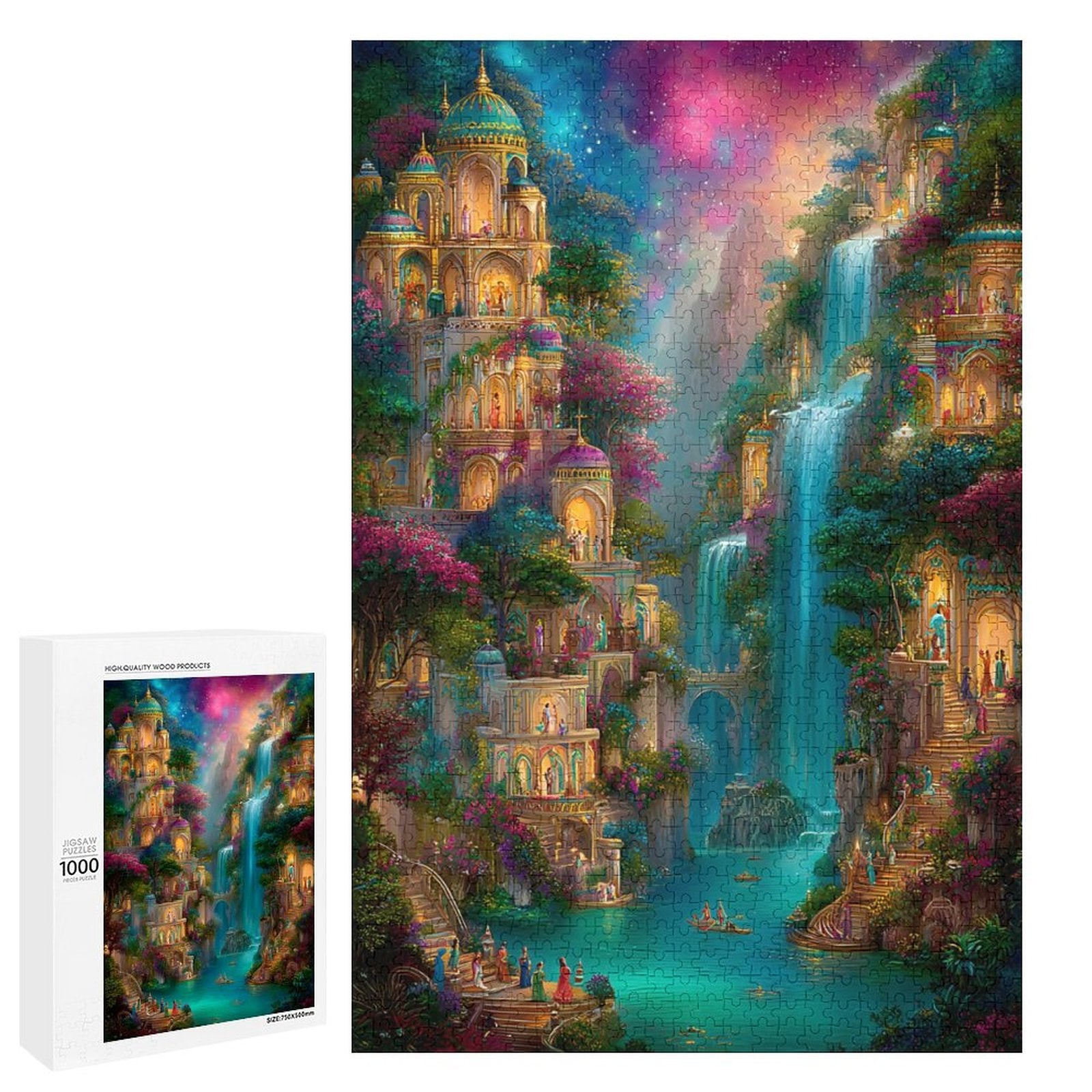City on the Water Wooden Puzzle