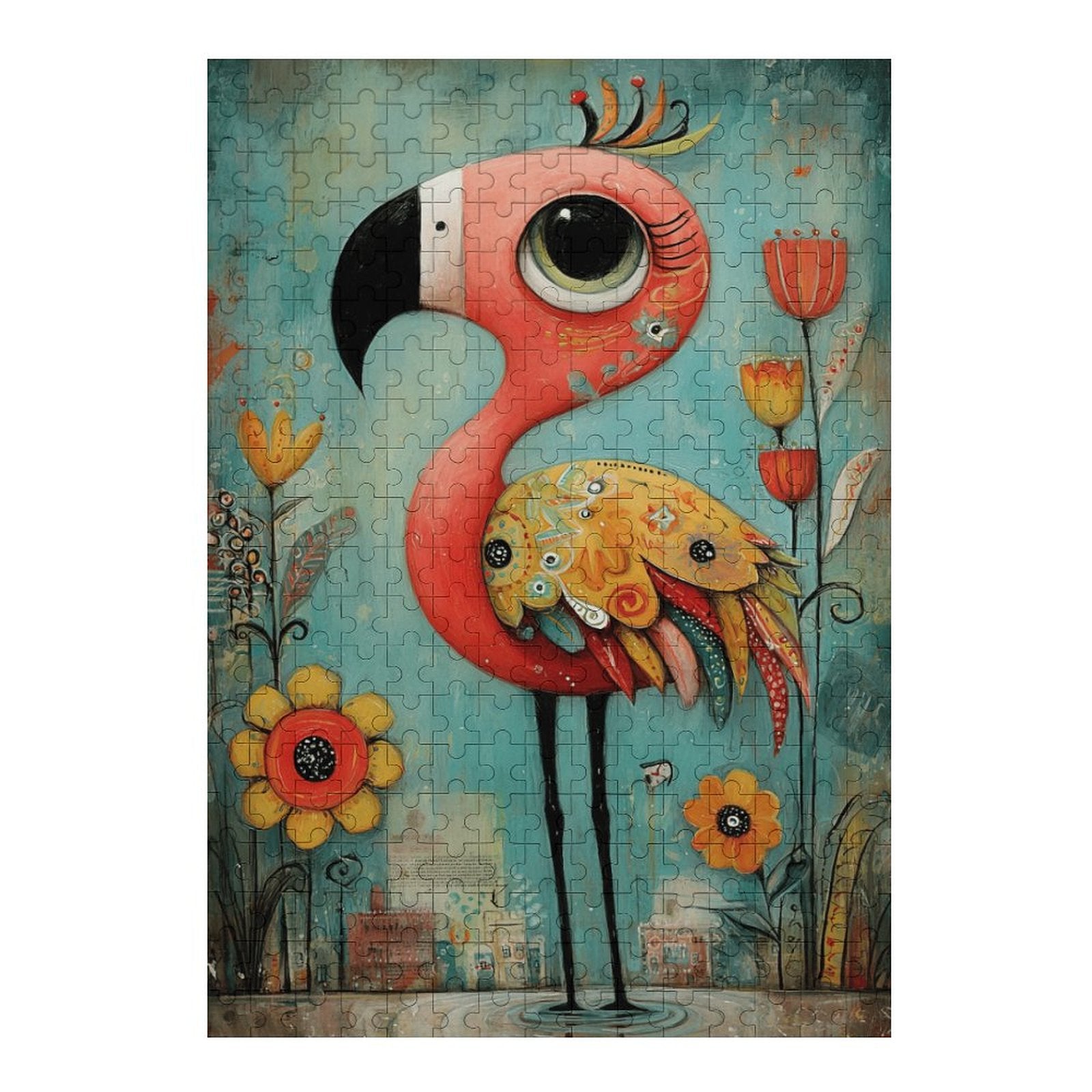 Regal Flamingo Wooden Puzzle