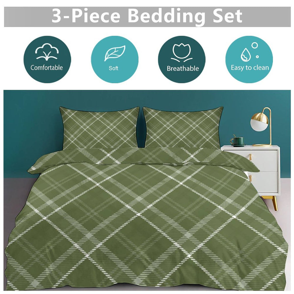 King 3-Piece Bedding Set-102"x90"/ 259x229cm