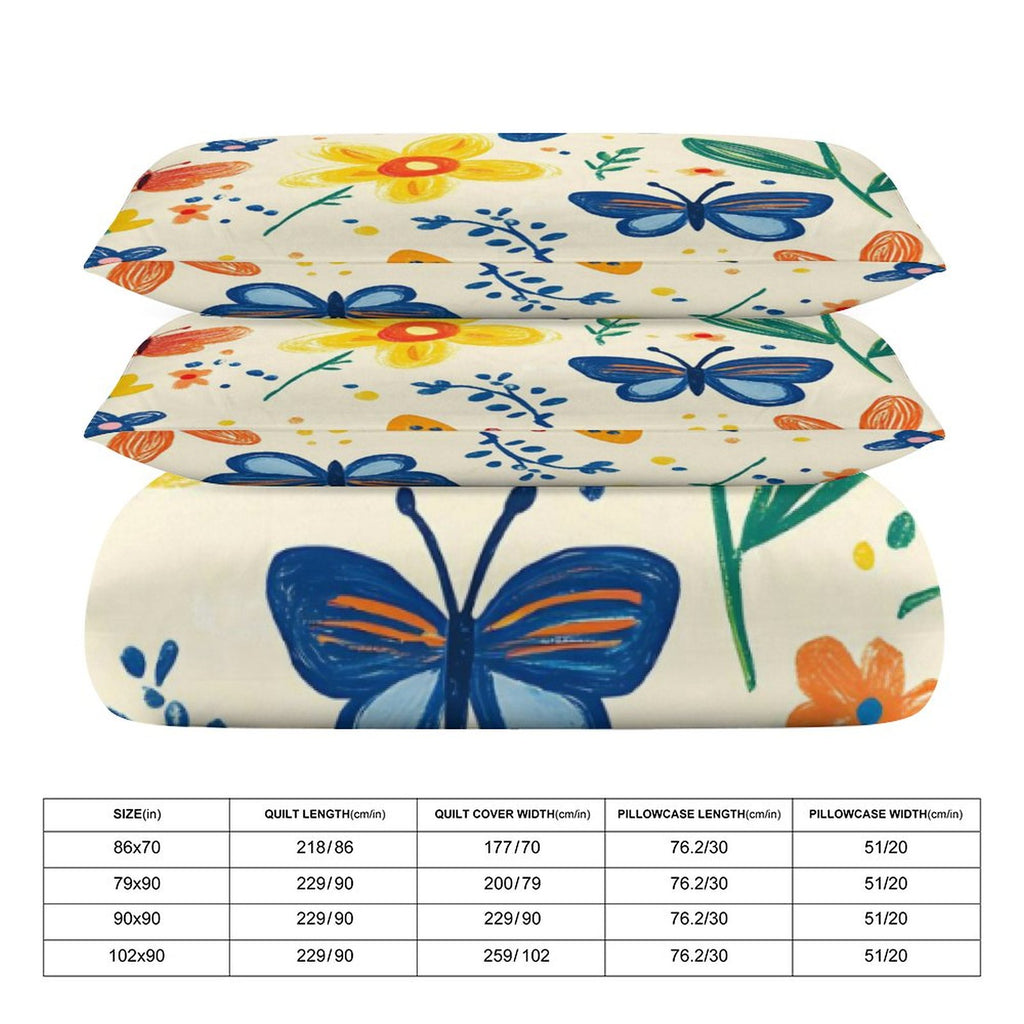 Full 3-Piece Bedding Set-86"×70"/ 218×177cm