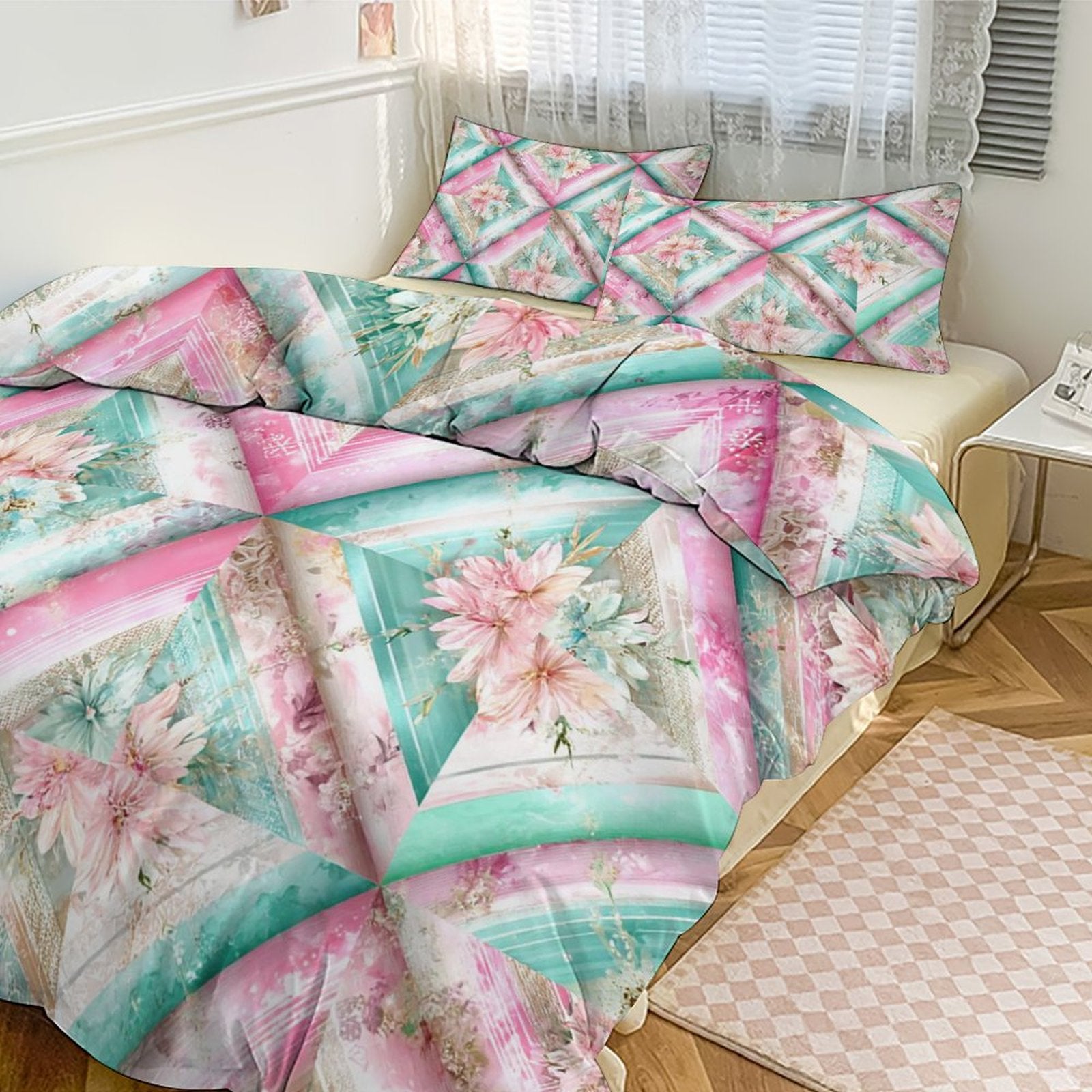 King 3-Piece Bedding Set-102"x90"/ 259x229cm