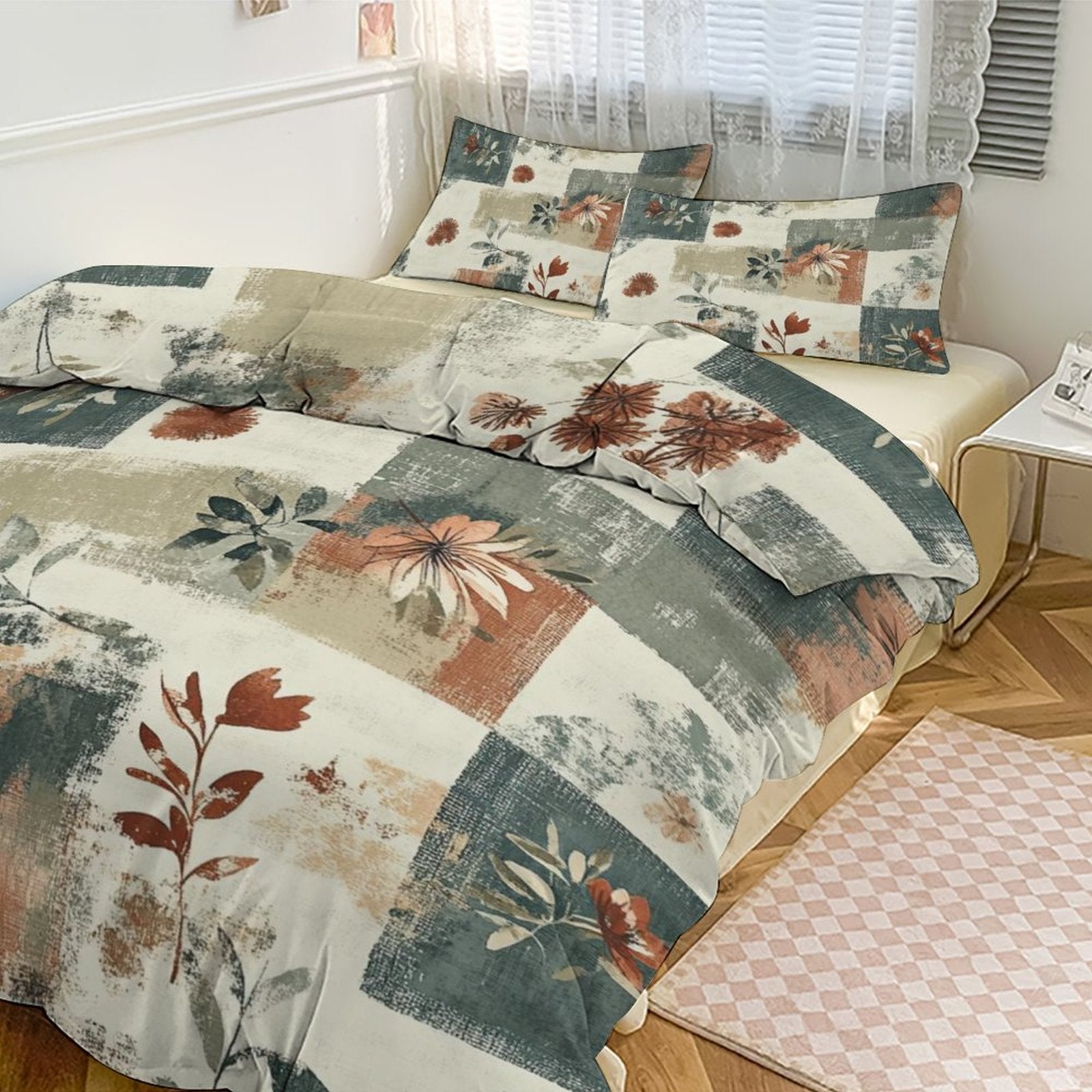 Full 3-Piece Bedding Set-86"×70"/ 218×177cm