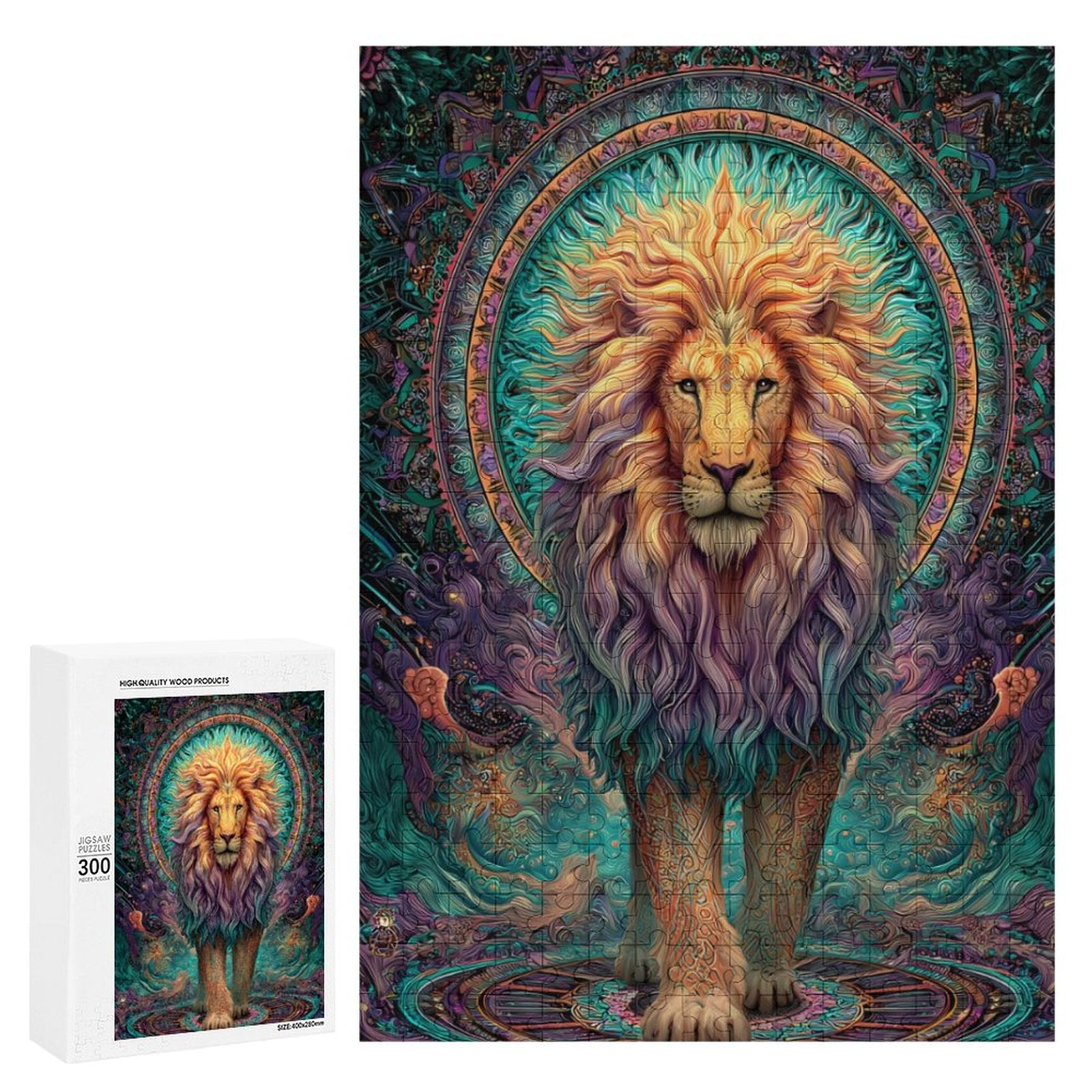 Leo King of the Jungle Wooden Puzzle