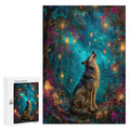 Iridescent Wolf Wooden Puzzle