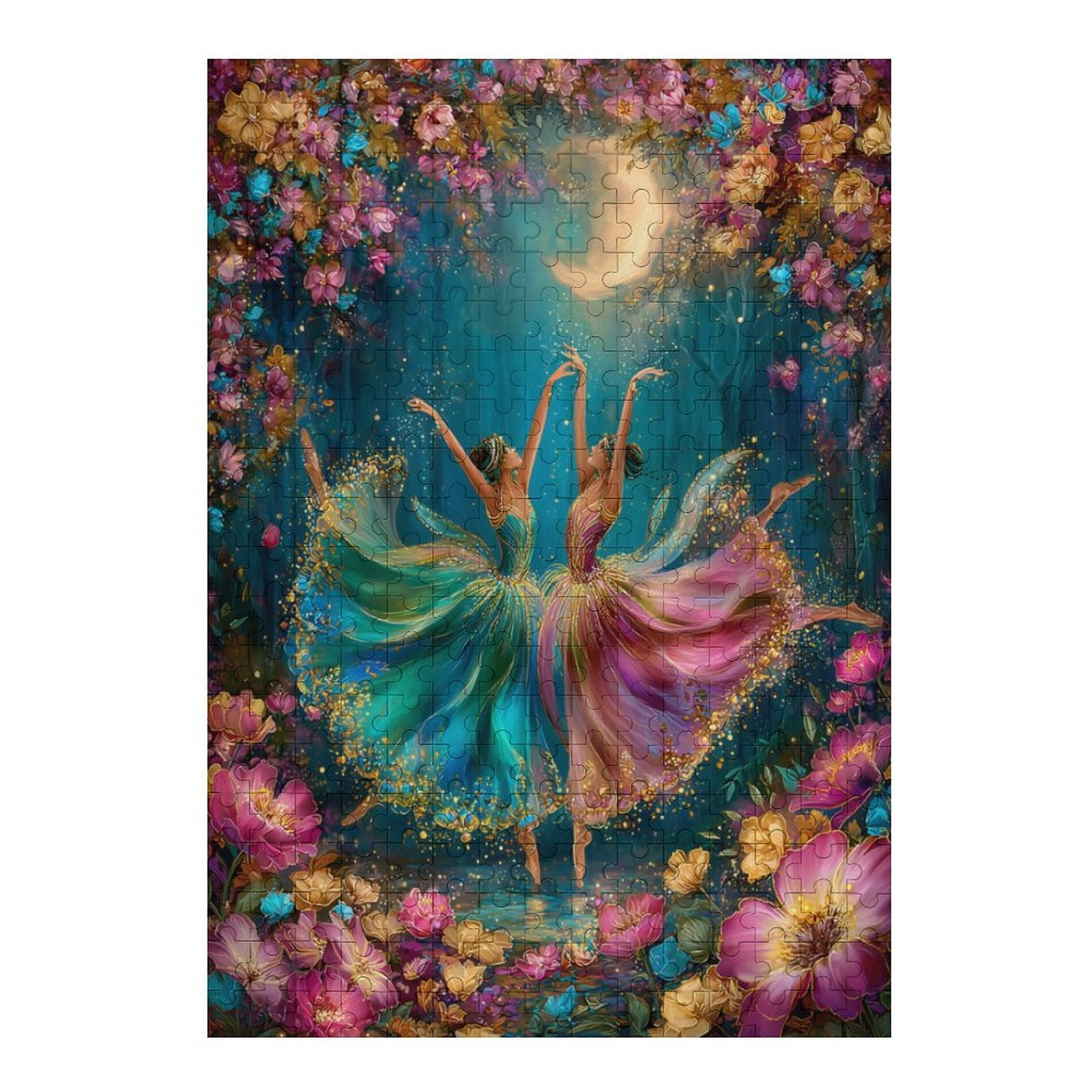 Mystical Midnight Dancing Ladies Wooden Puzzle