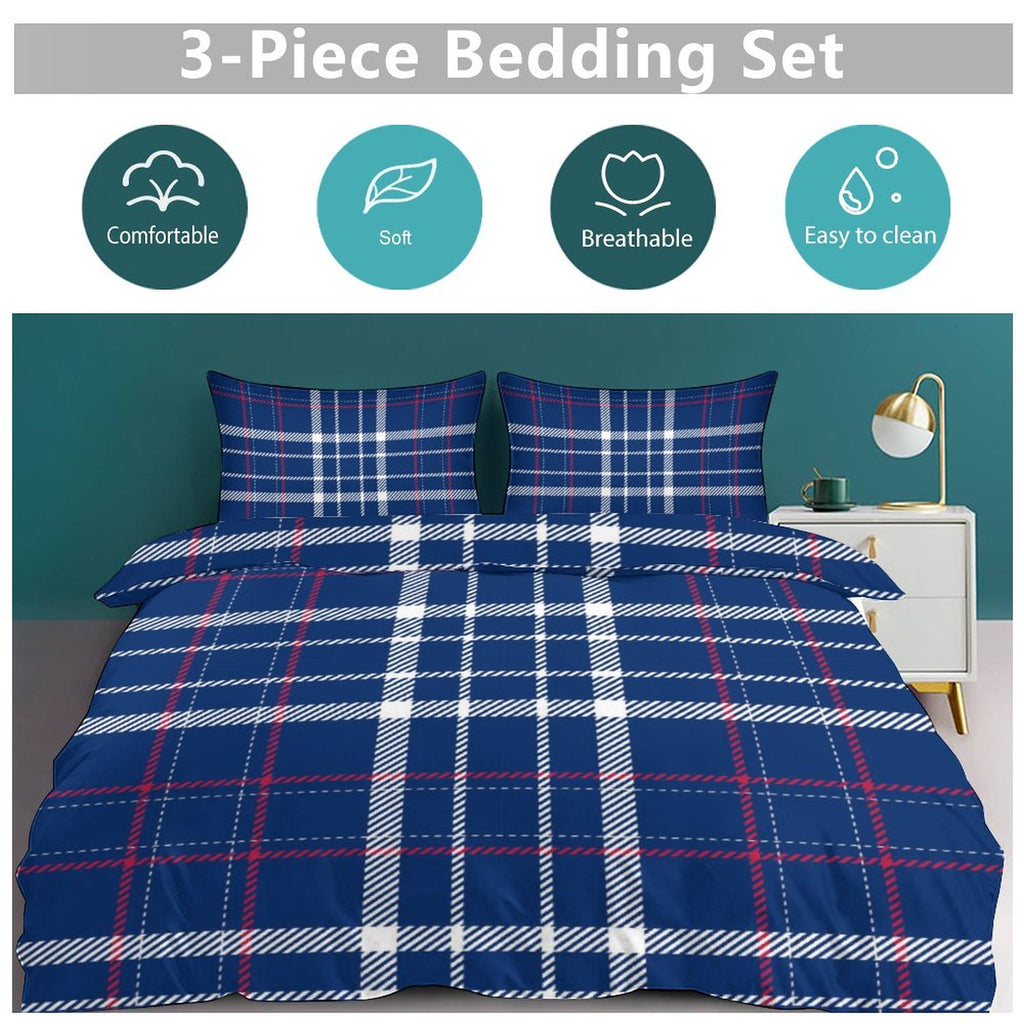 Full 3-Piece Bedding Set-86"×70"/ 218×177cm