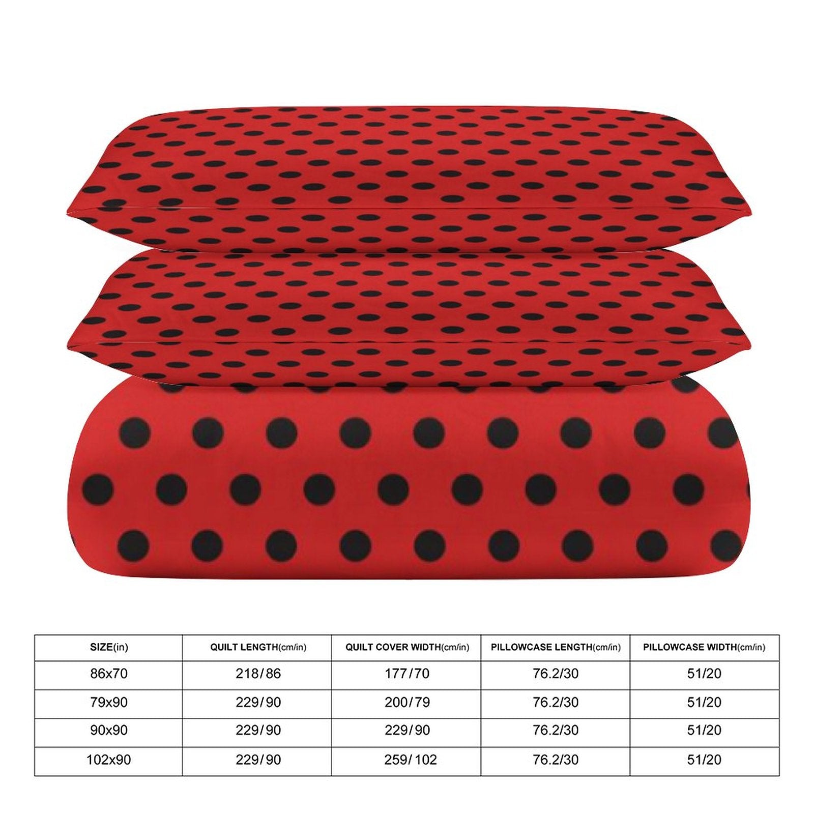 Full 3-Piece Bedding Set-86"×70"/ 218×177cm