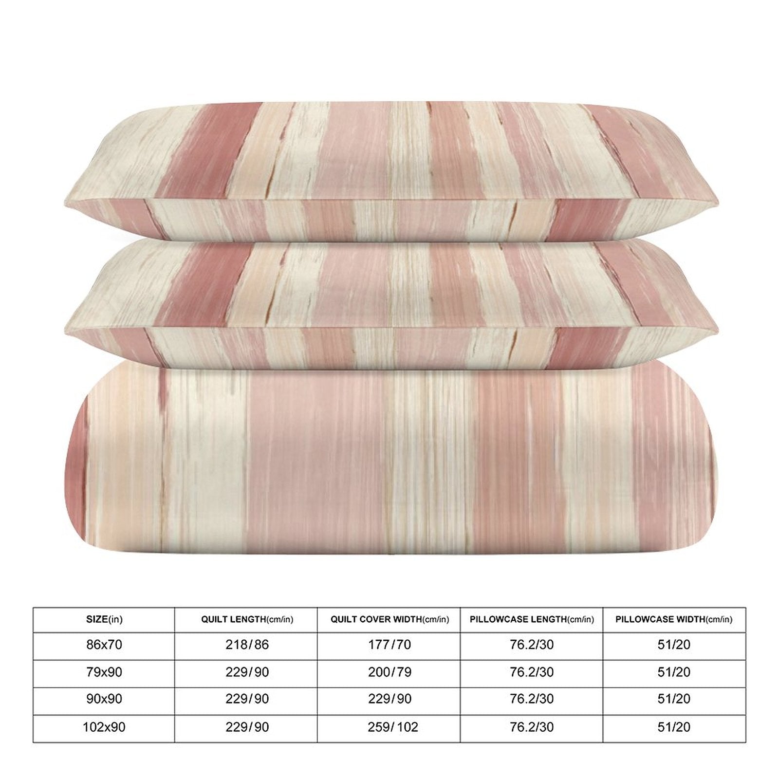 Full 3-Piece Bedding Set-86"×70"/ 218×177cm