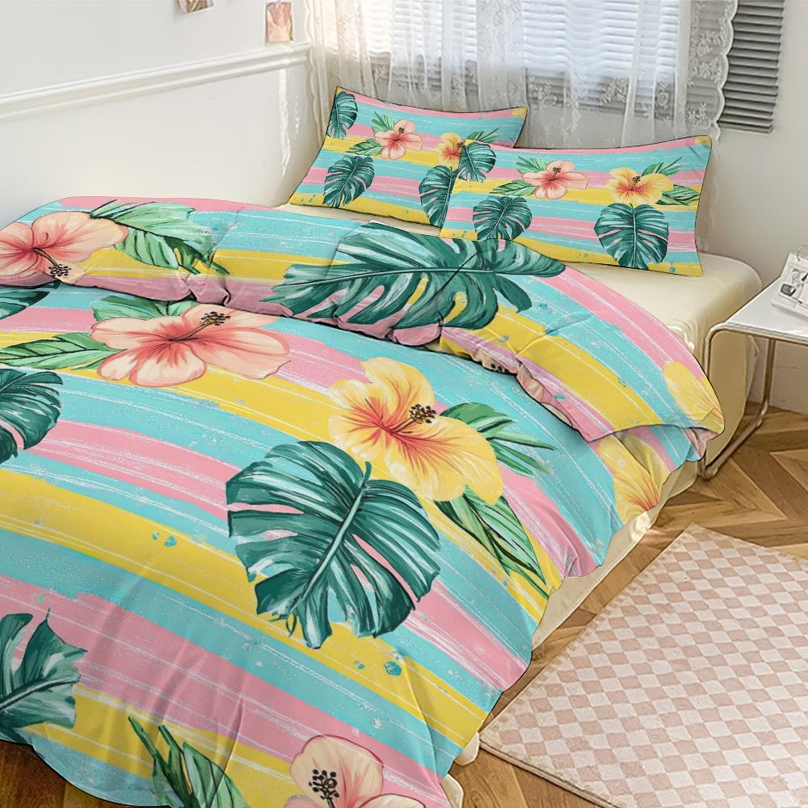 Full 3-Piece Bedding Set-86"×70"/ 218×177cm