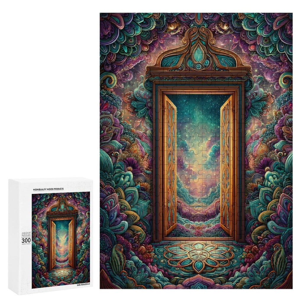 Door to another world Wooden Puzzle