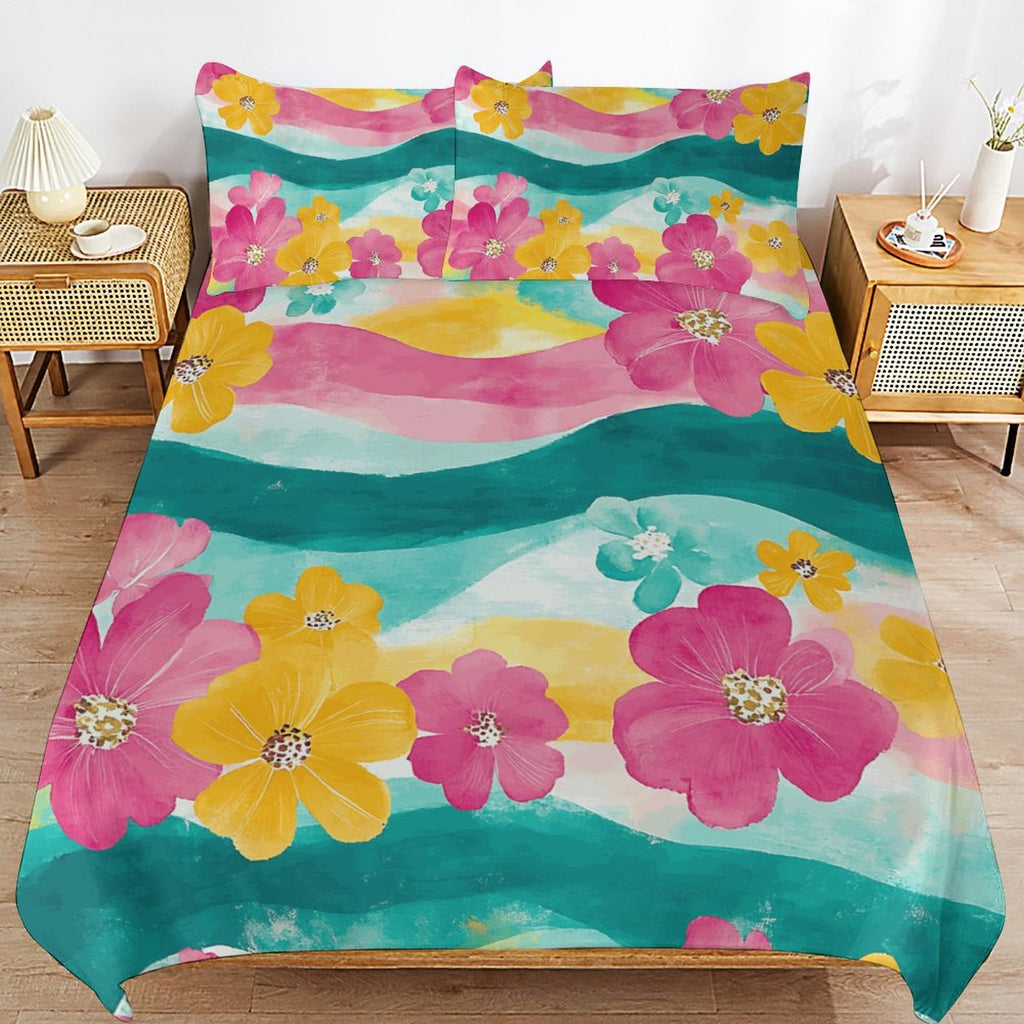 Queen 3-Piece Bedding Set-90"x90"/ 229x229cm