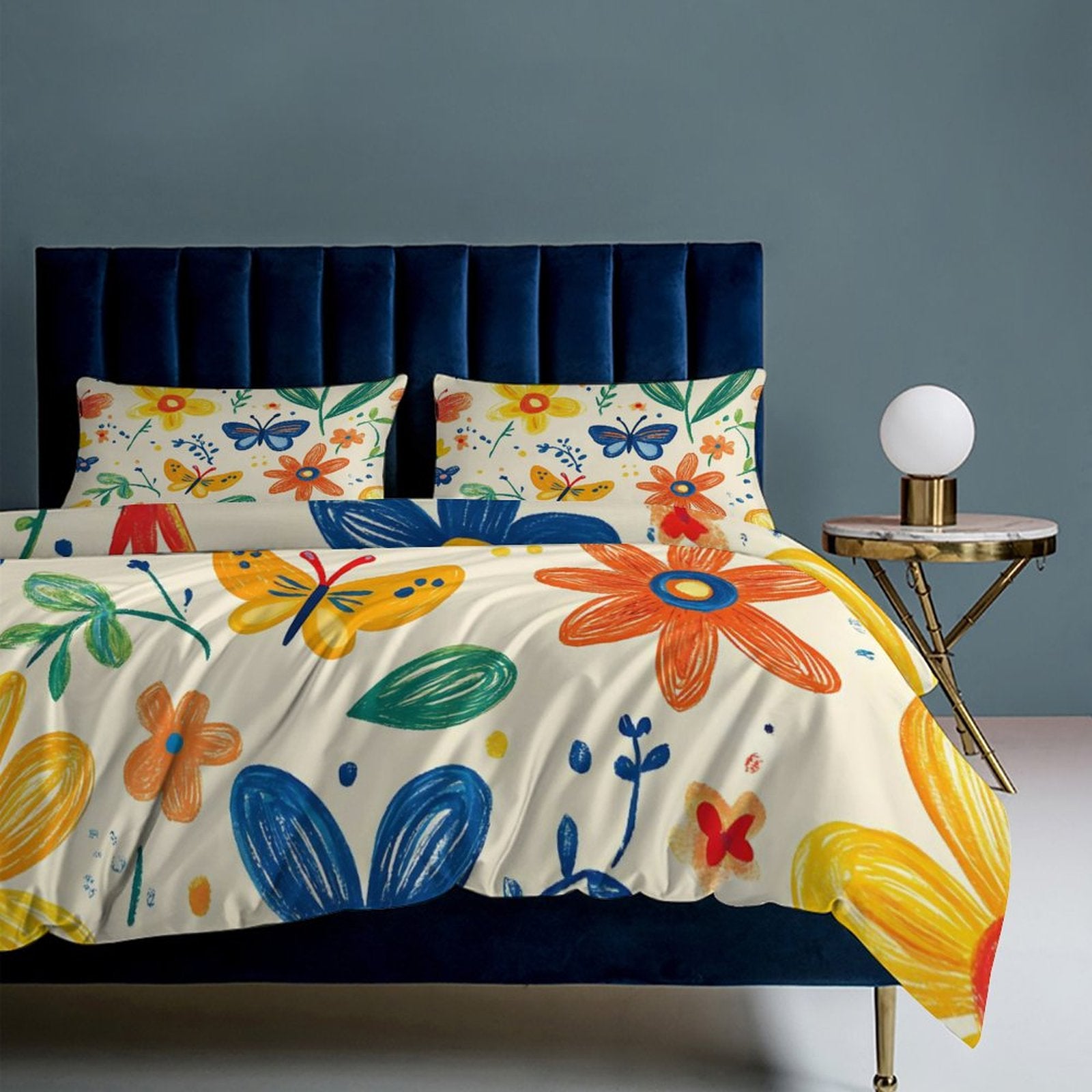 Queen 3-Piece Bedding Set-90"x90"/ 229x229cm
