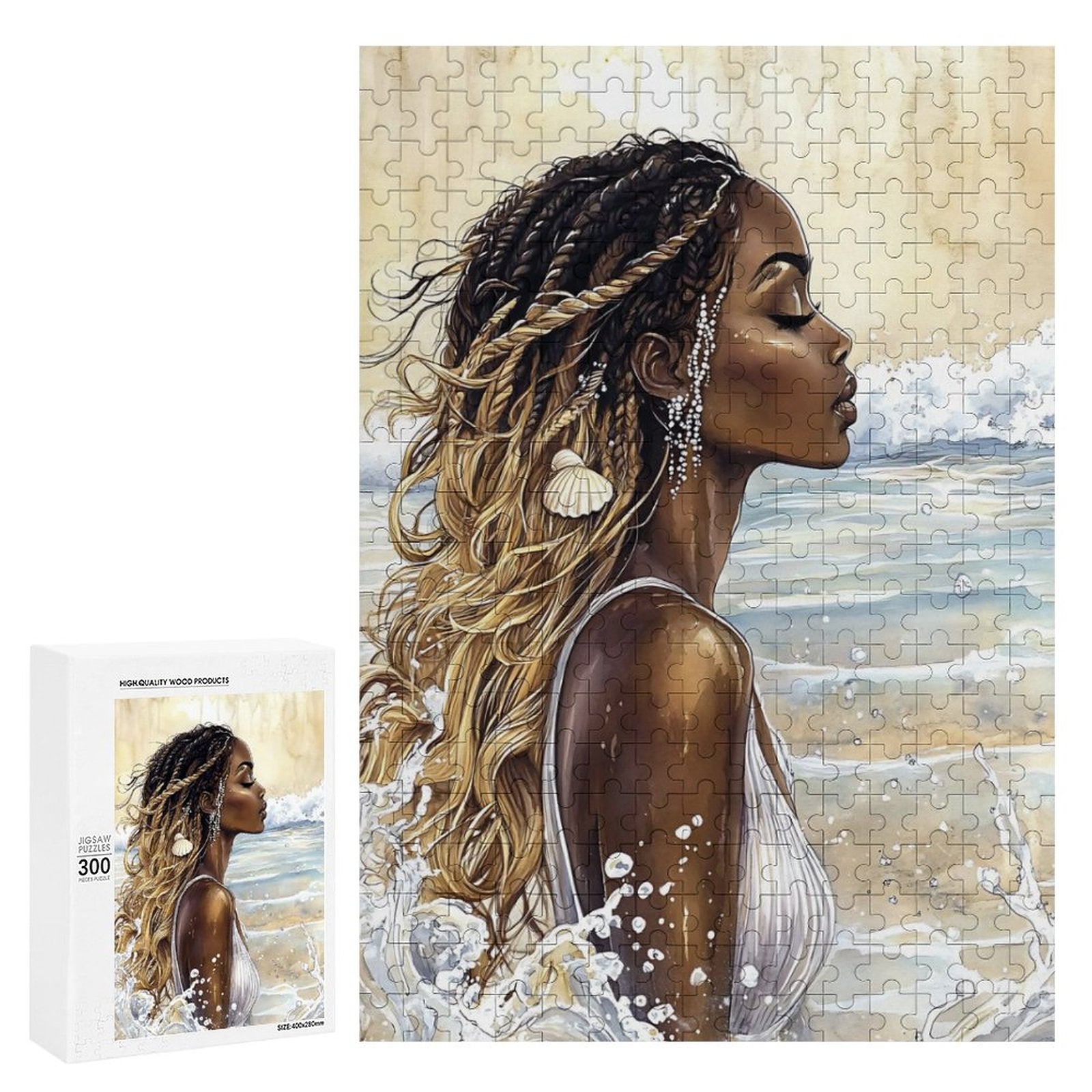 Take a breath Wooden Puzzle