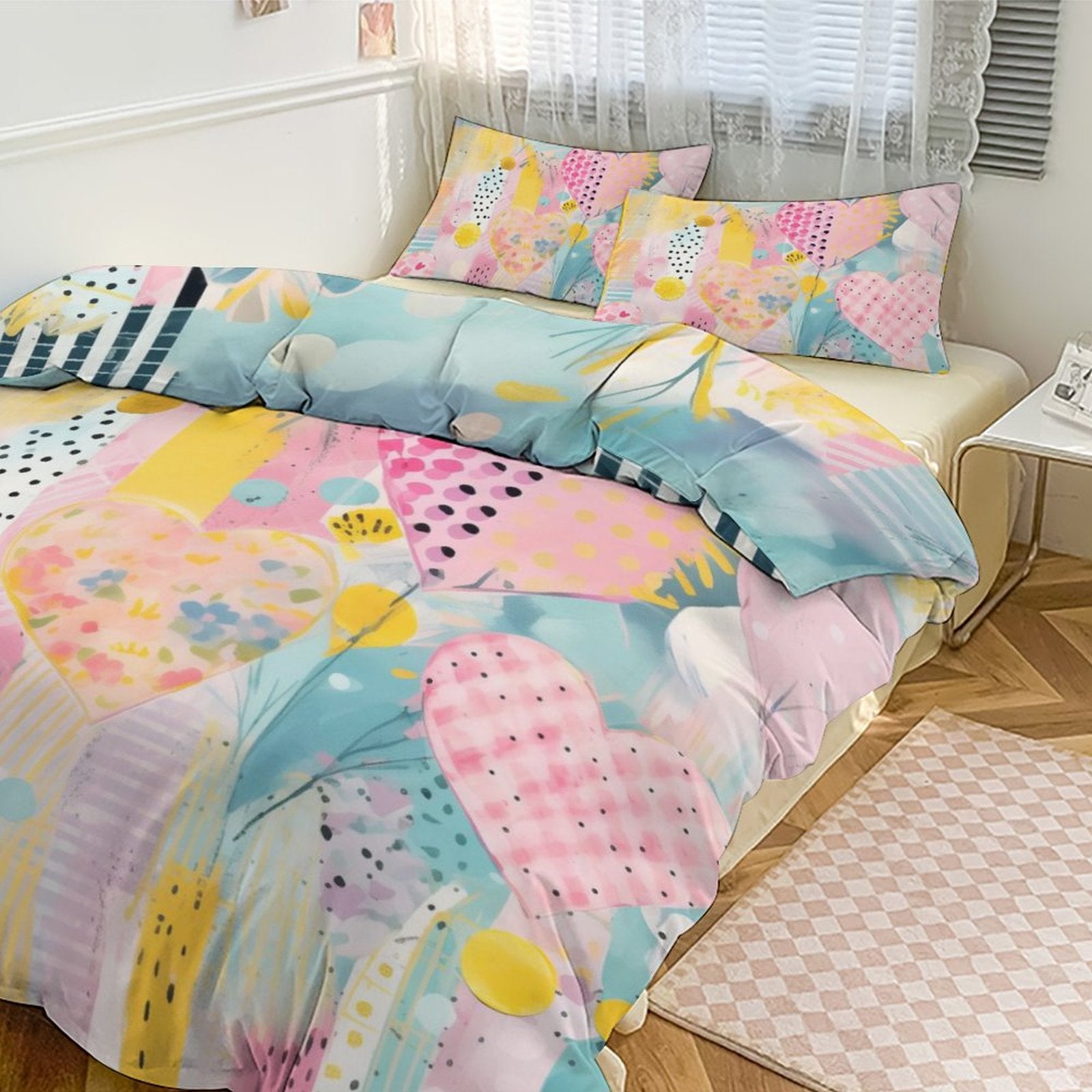 Full 3-Piece Bedding Set-86"×70"/ 218×177cm