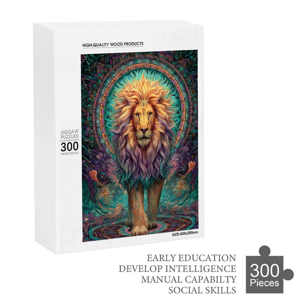 Leo King of the Jungle Wooden Puzzle