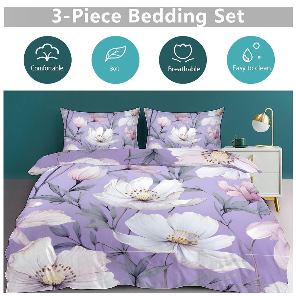 Full 3-Piece Bedding Set-86"×70"/ 218×177cm