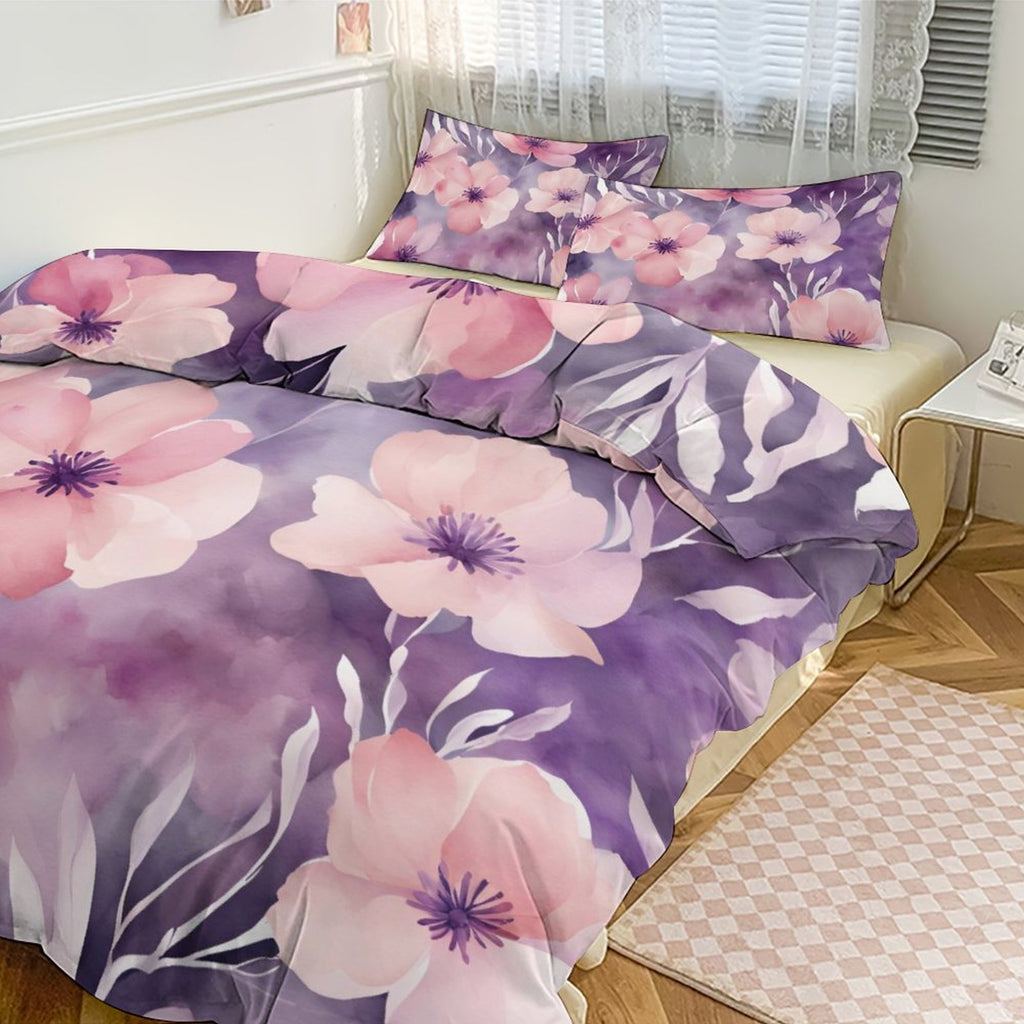 Queen 3-Piece Bedding Set-90"x90"/ 229x229cm