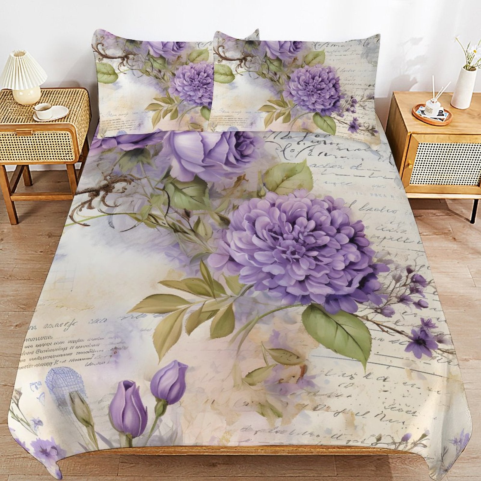 Queen 3-Piece Bedding Set-90"x90"/ 229x229cm