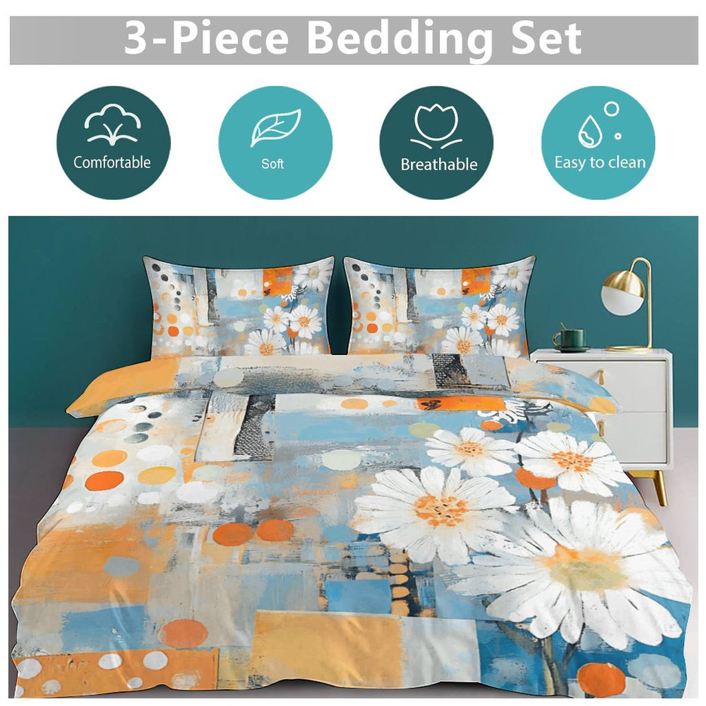 Full 3-Piece Bedding Set-86"×70"/ 218×177cm