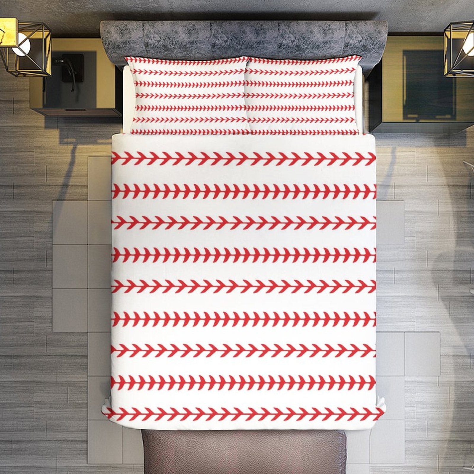 Queen 3-Piece Bedding Set-90"x90"/ 229x229cm
