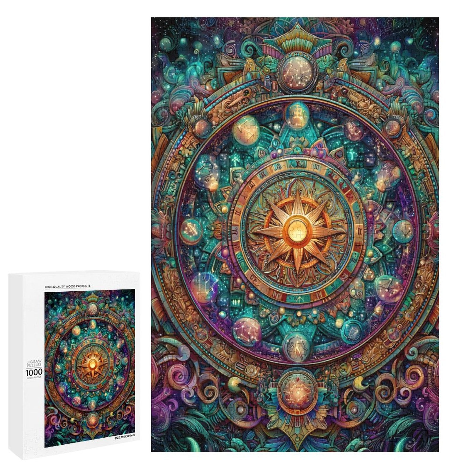 Zodiac dial Wooden Puzzle