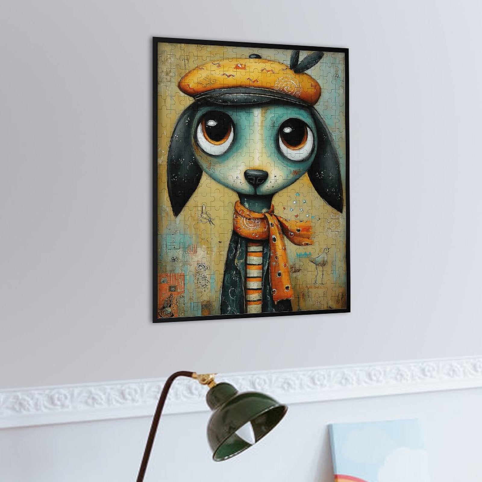 Boho Puppy Wooden Puzzle