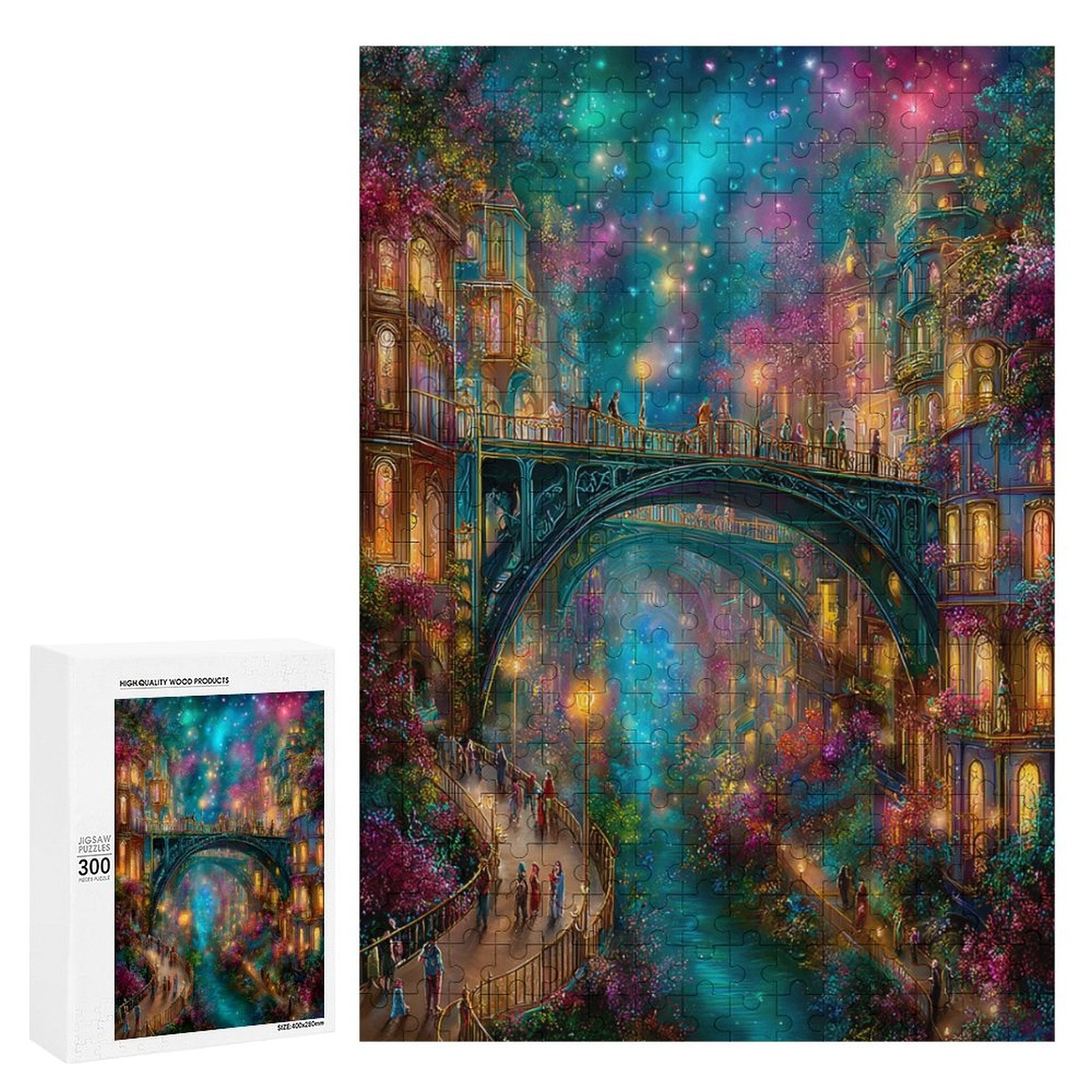Mystical City Wooden Puzzle