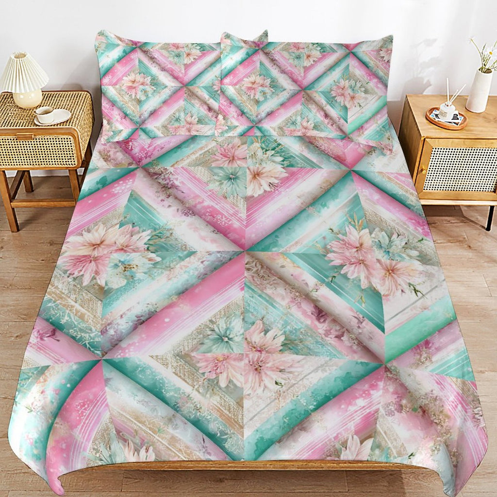 Queen 3-Piece Bedding Set-90"x90"/ 229x229cm