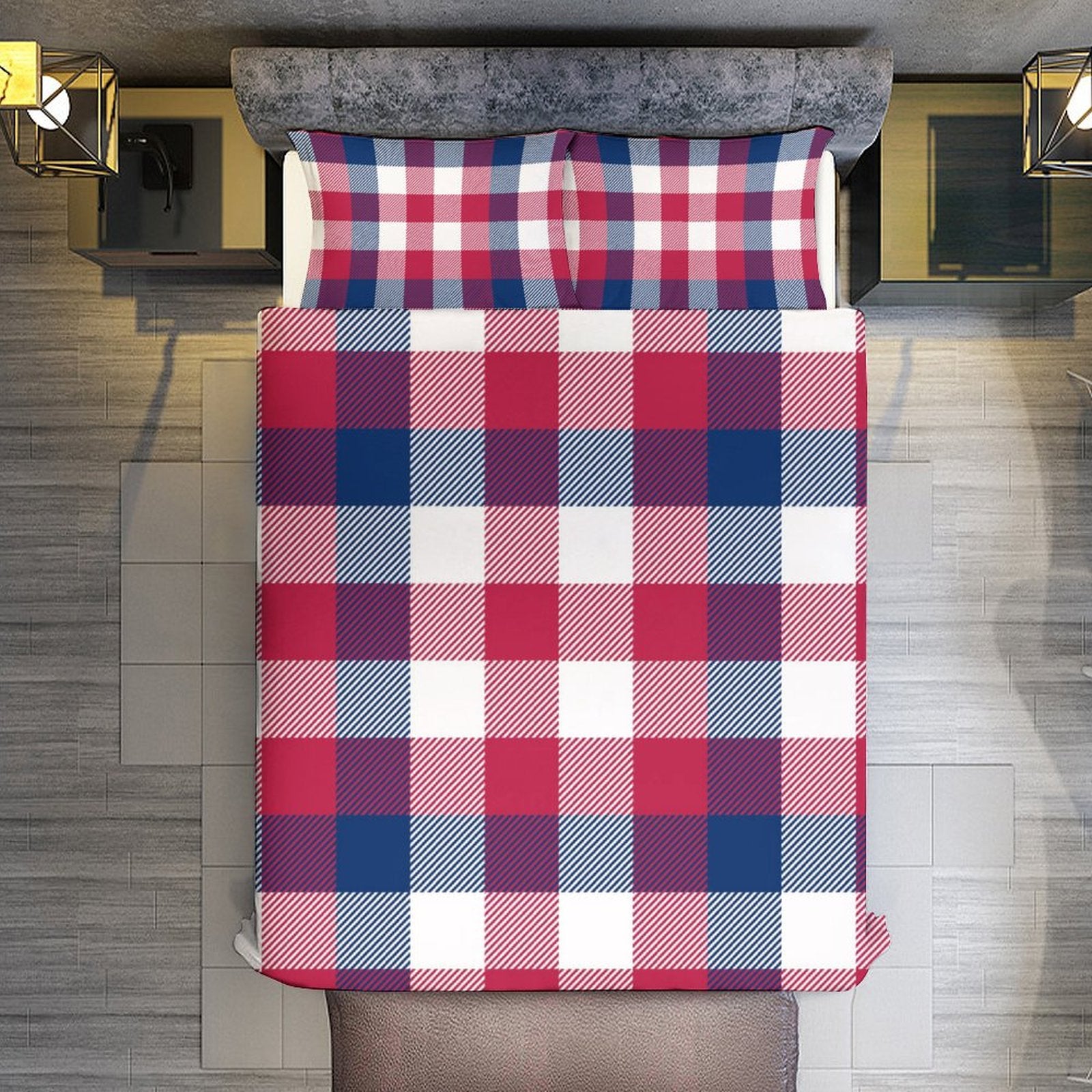 Queen 3-Piece Bedding Set-90"x90"/ 229x229cm
