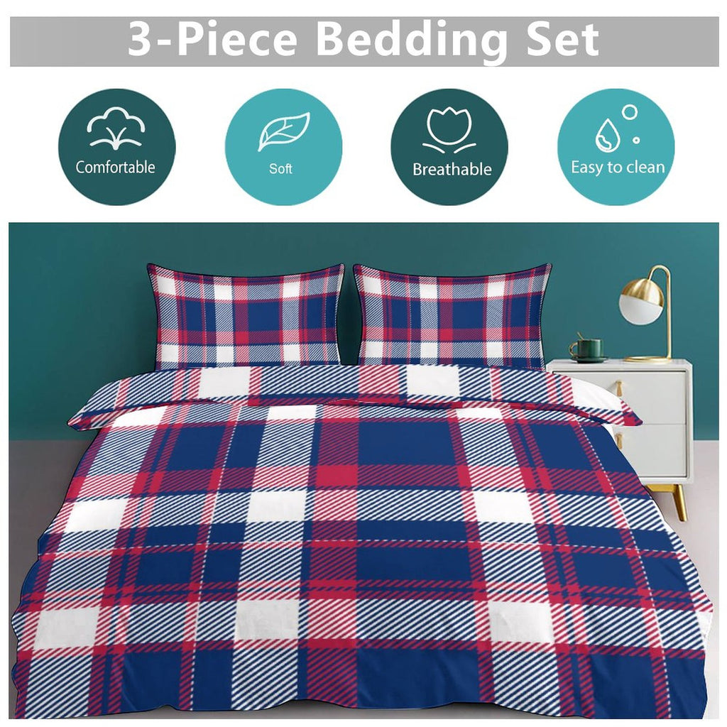 Full 3-Piece Bedding Set-86"×70"/ 218×177cm