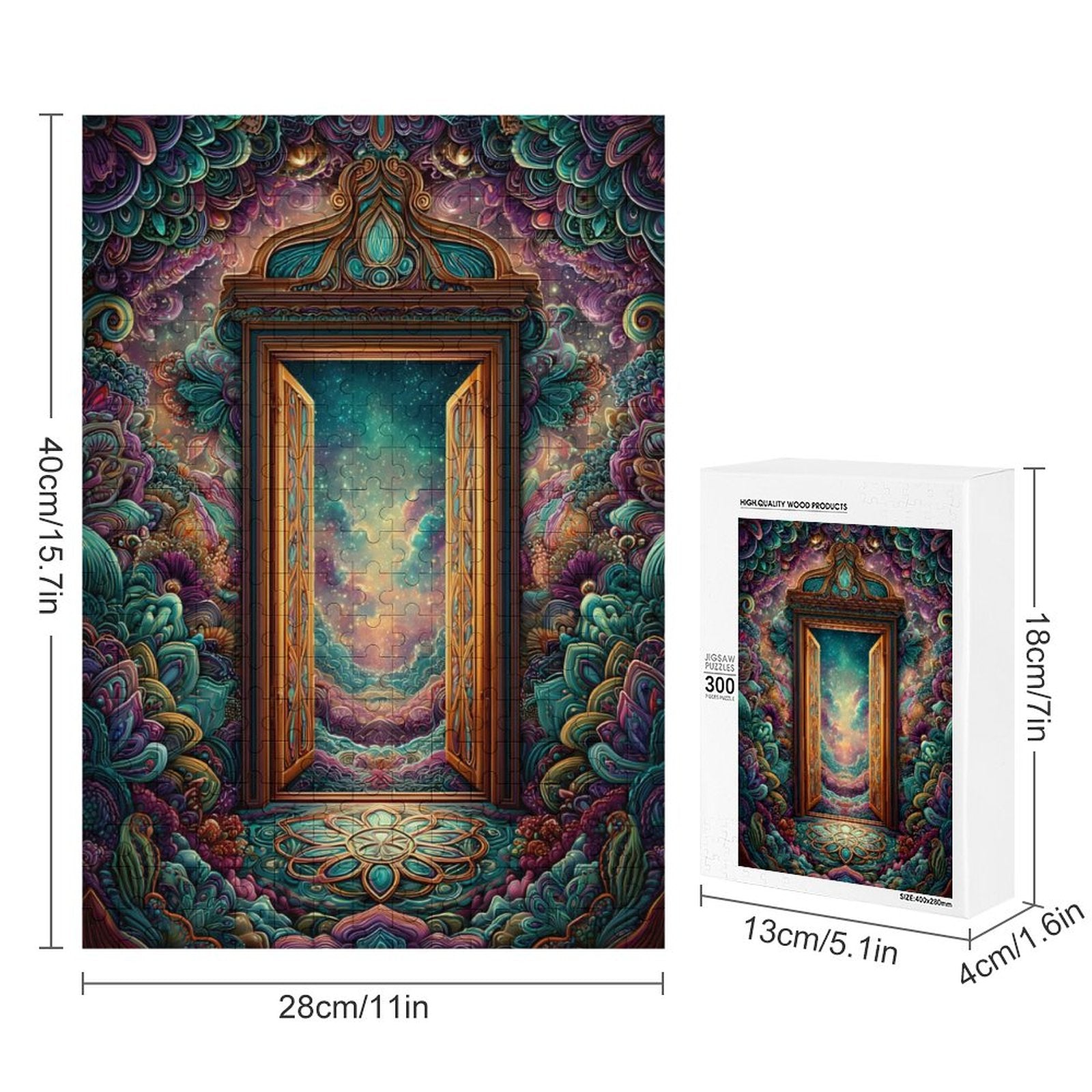 Door to another world Wooden Puzzle