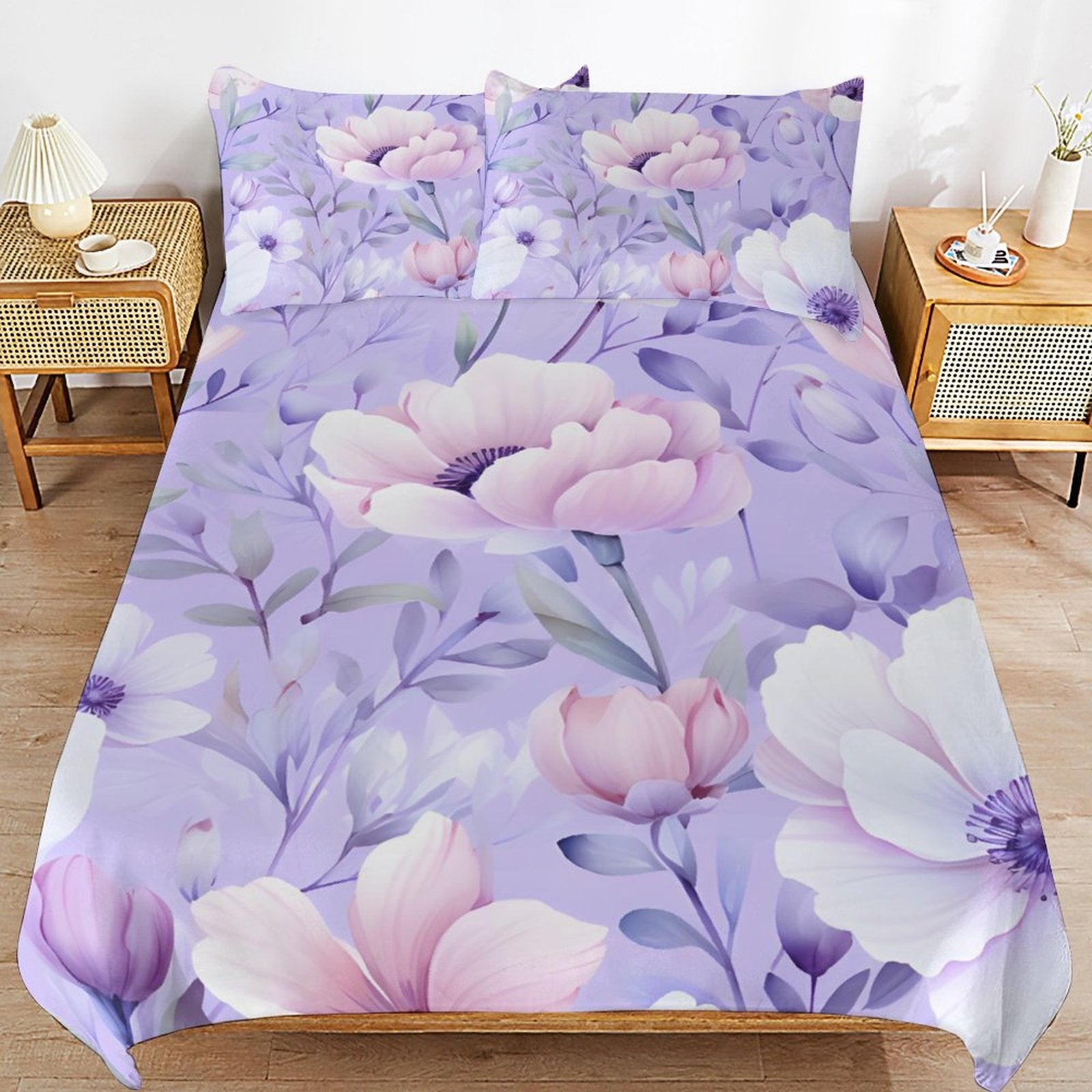 Queen 3-Piece Bedding Set-90"x90"/ 229x229cm