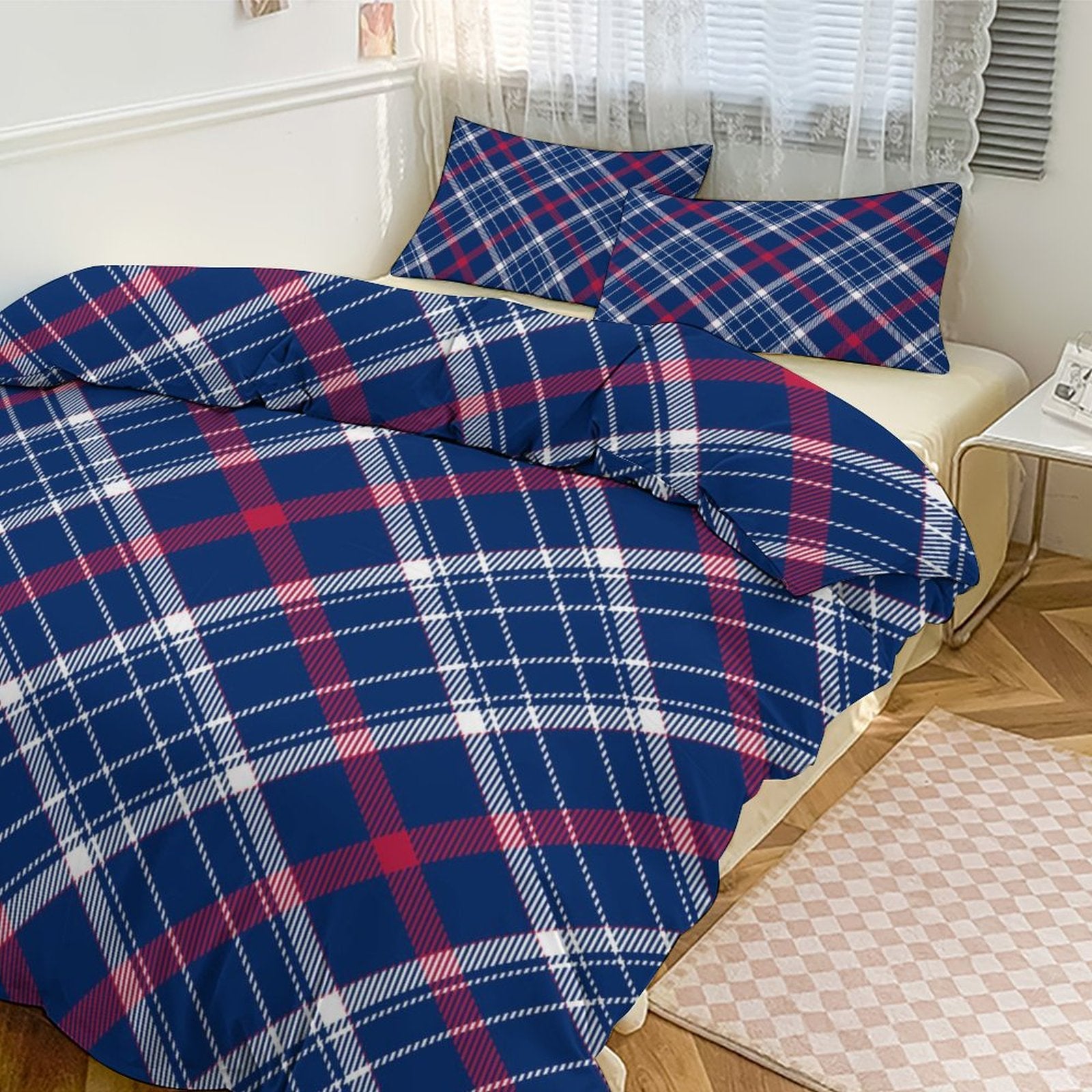 Queen 3-Piece Bedding Set-90"x90"/ 229x229cm
