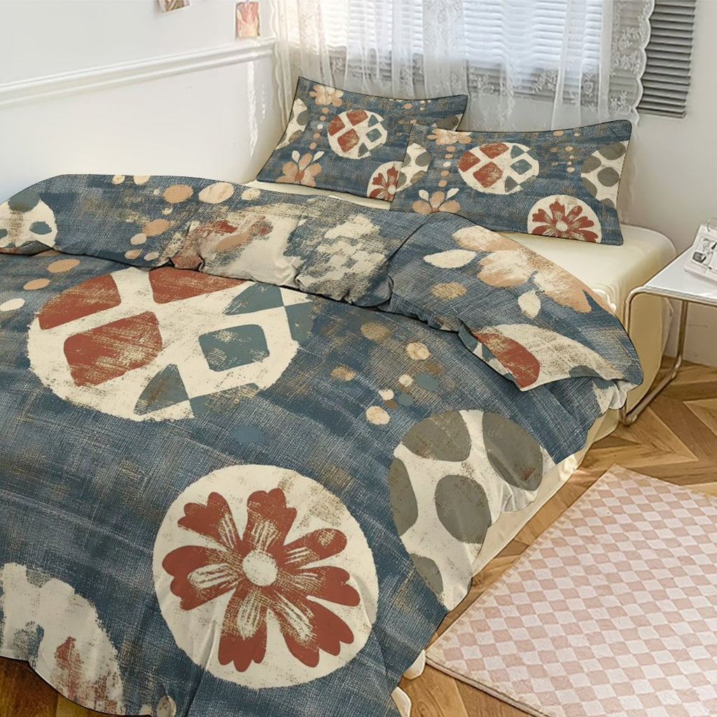 Queen 3-Piece Bedding Set-90"x90"/ 229x229cm
