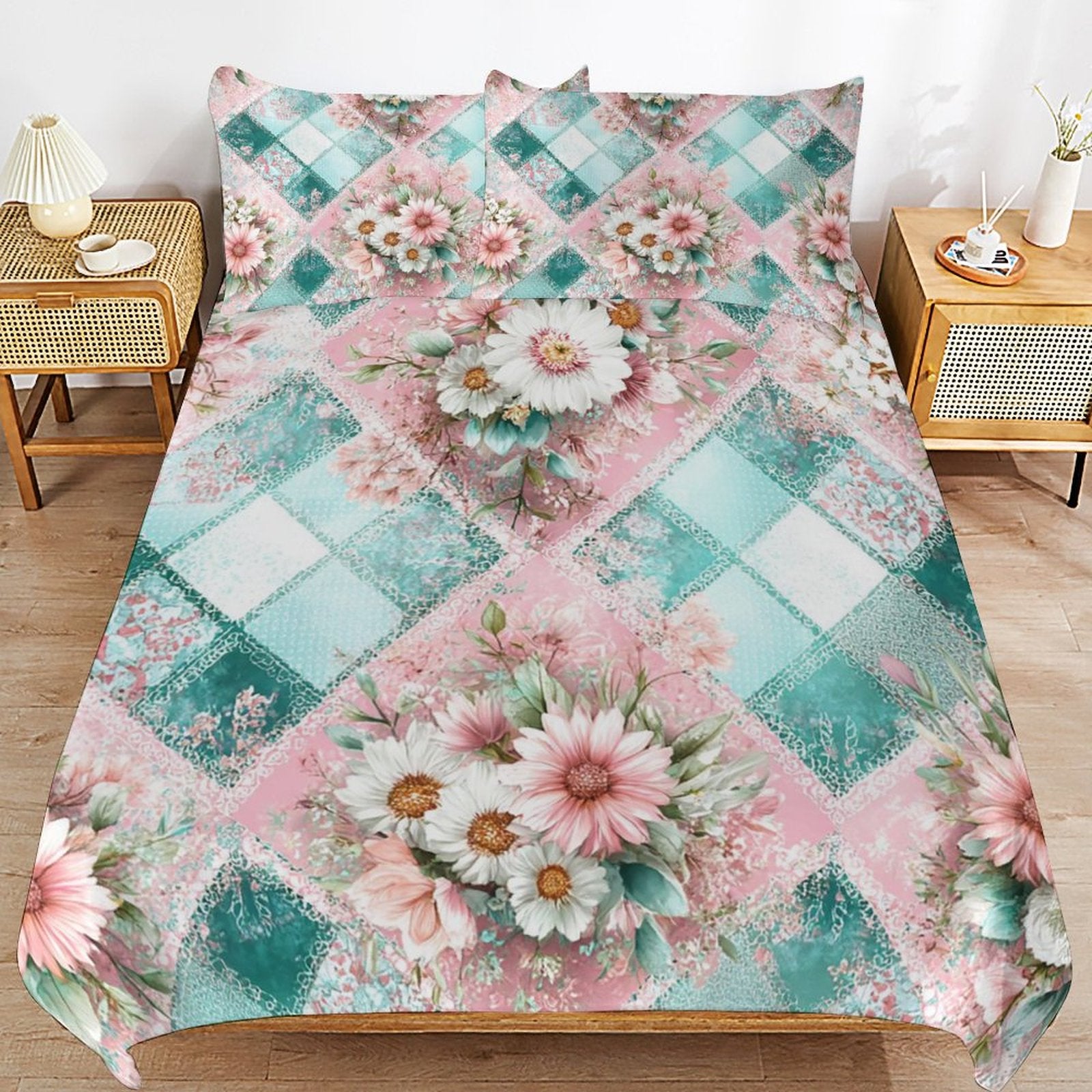 King 3-Piece Bedding Set-102"x90"/ 259x229cm