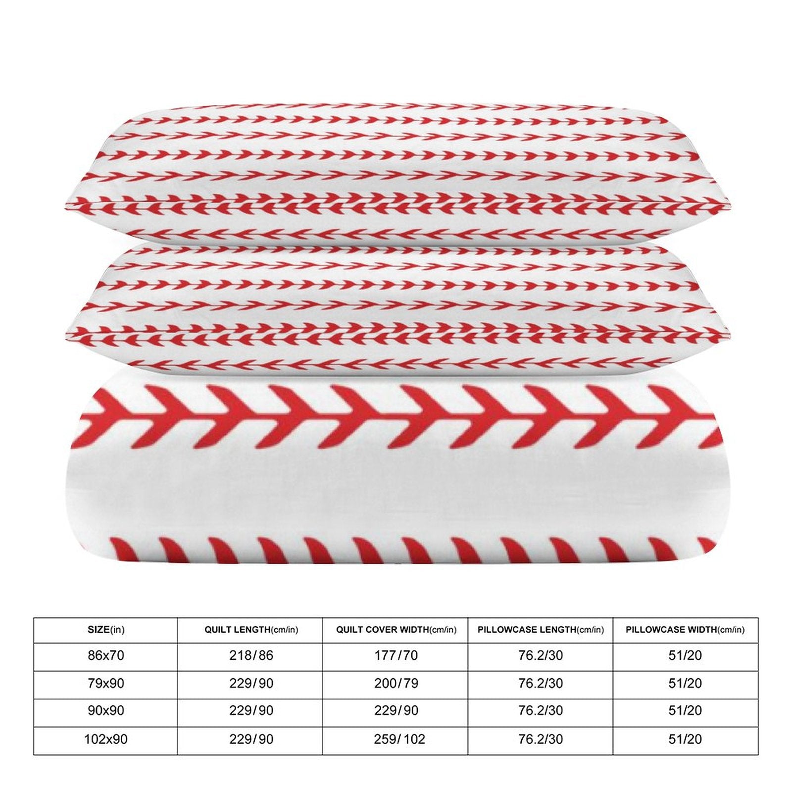 Queen 3-Piece Bedding Set-90"x90"/ 229x229cm